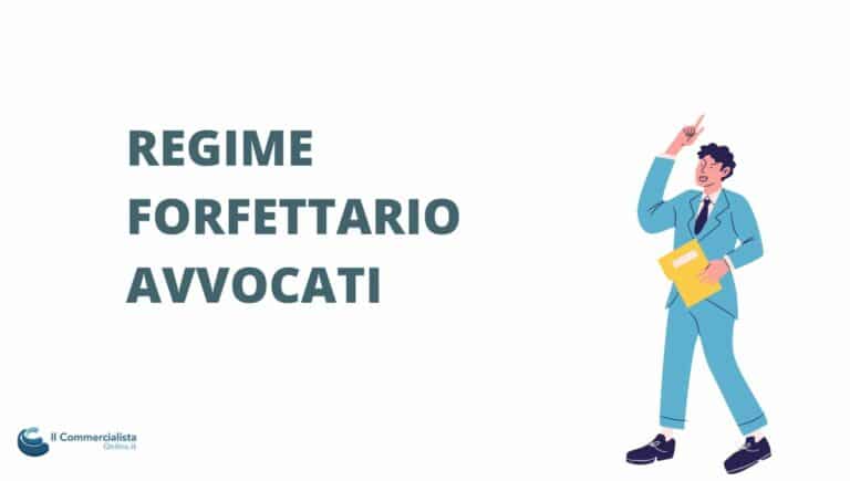 Regime Forfettario Avvocato Come Funziona