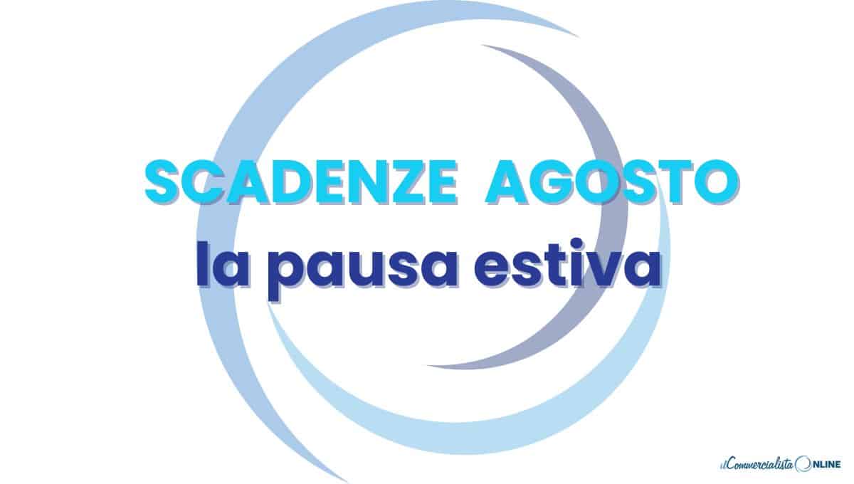 scadenze fiscali agosto