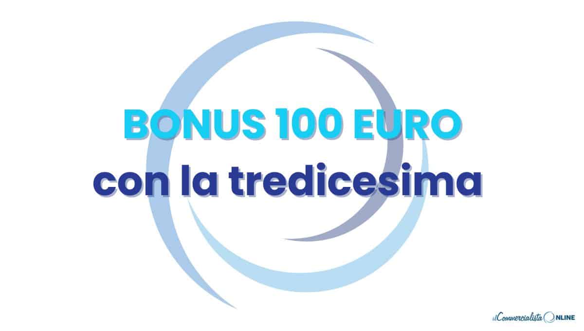 bonus 100 euro