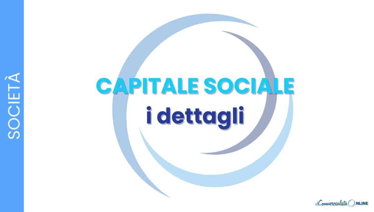 CAPITALE SOCIALE