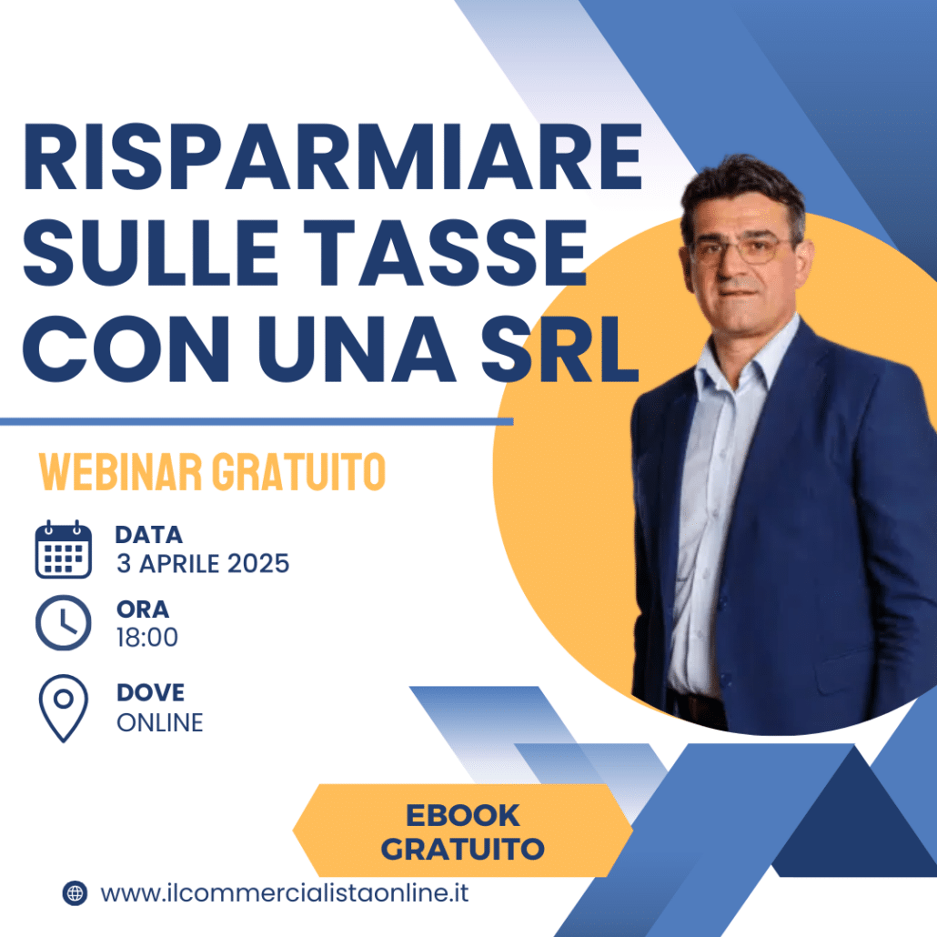 webinar srl 2025 - come ridurre le tasse