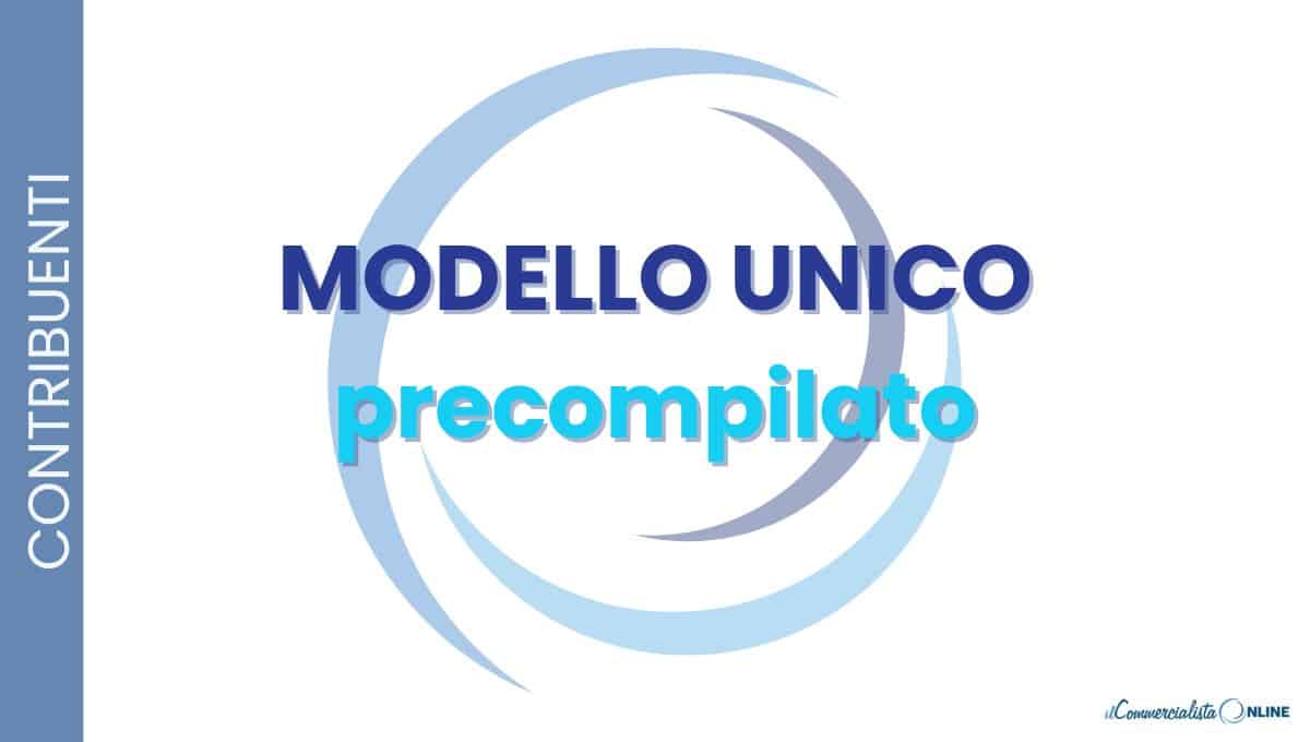 modello unico precompilato