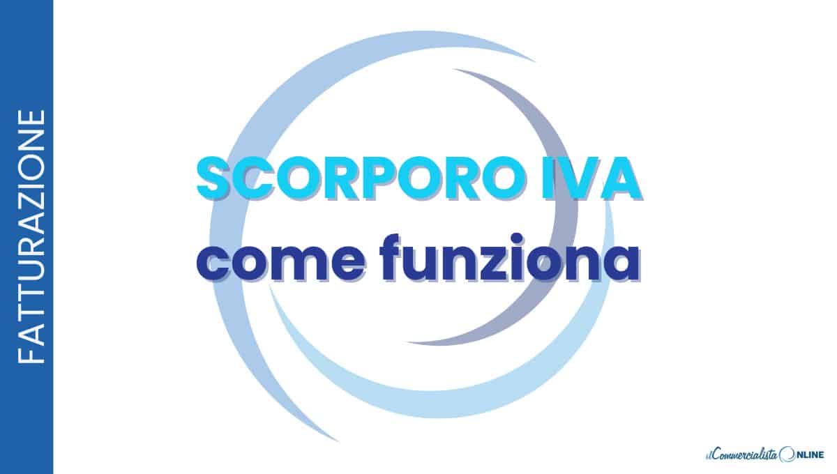 scorporo iva